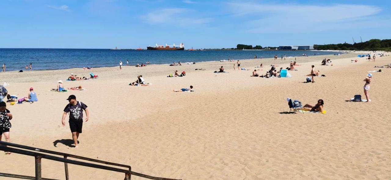 Wow Flou Przystan Letnica Apartamenty 700M Plaza Gdańsk Eksteriør billede
