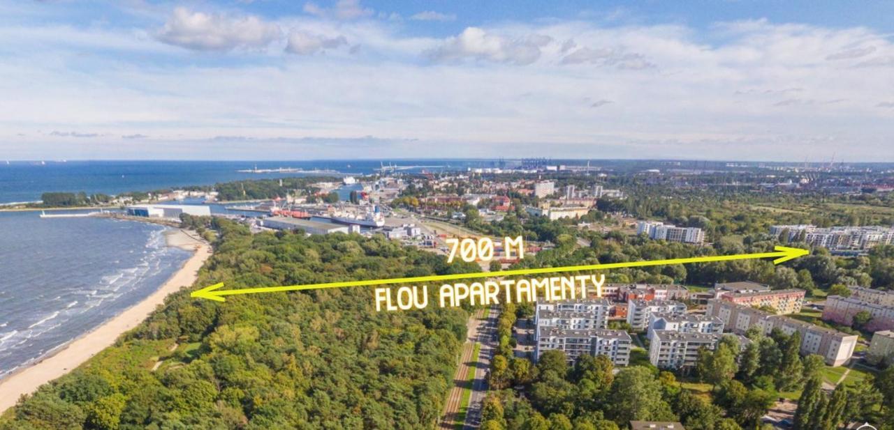 Wow Flou Przystan Letnica Apartamenty 700M Plaza Gdańsk Eksteriør billede